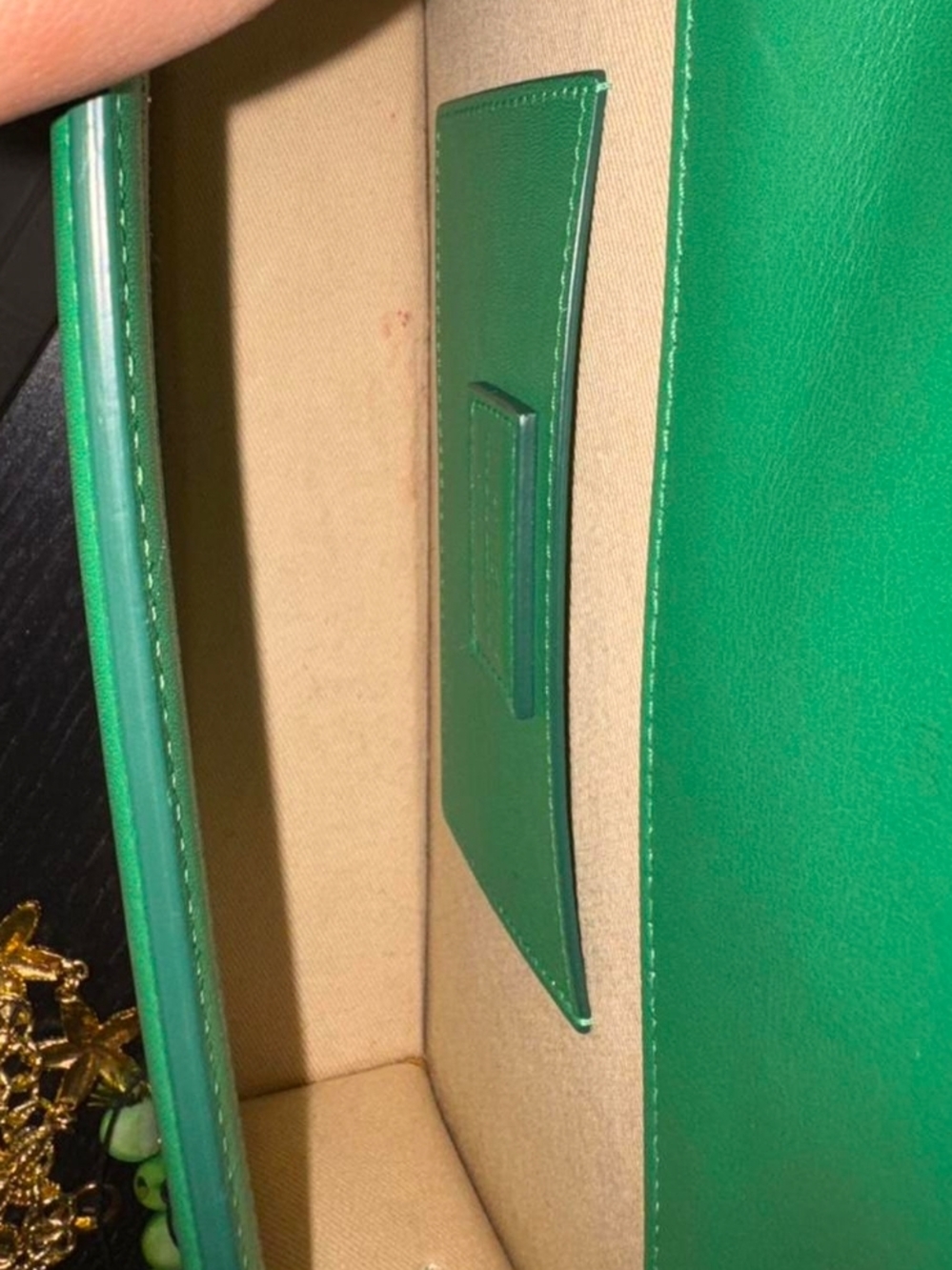 Jacquemus Green Shoulder Bag with Flap and Tab - Picture 6 of 10